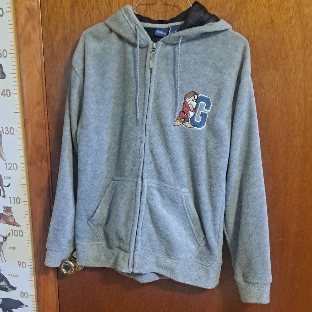 Women's Disney Grumpy Zip-Up Hoodie/Jacket Size Small